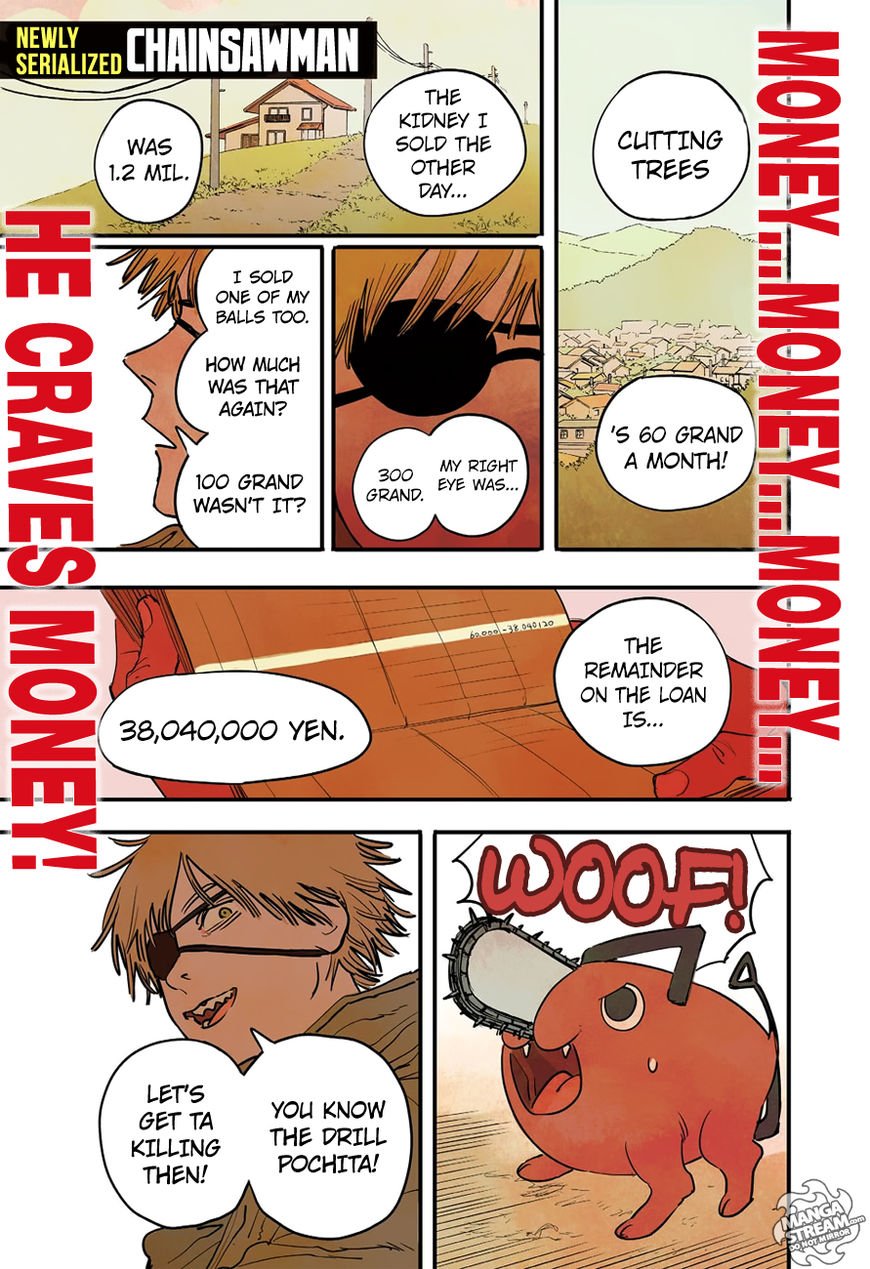 Chainsaw Man chapter 1 page 2
