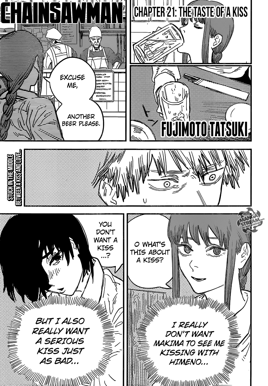 Chainsaw Man, Chapter 21 - The taste of a kiss image 01