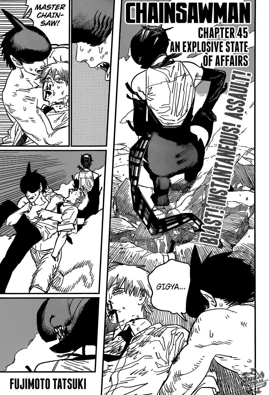 Chainsaw Man, Chapter 45 - An Explosive State Of Affairs image 01