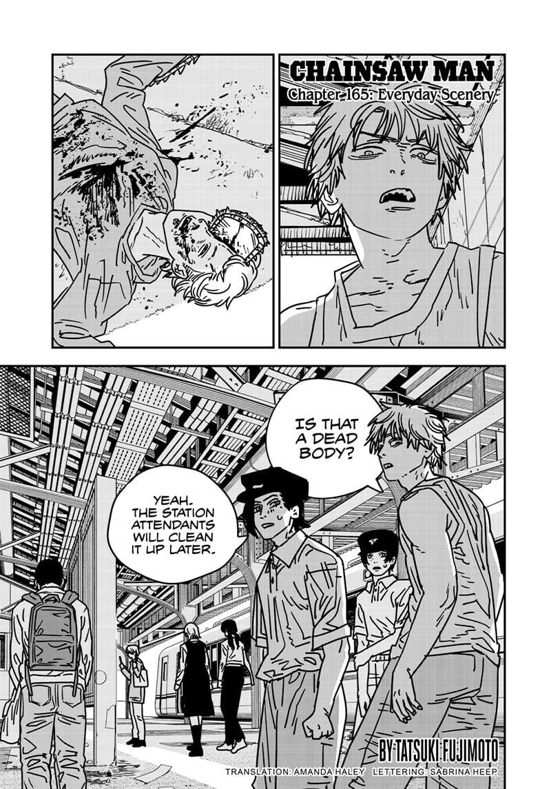 Chainsaw Man Chapter 165 - Everyday Scenery image 01