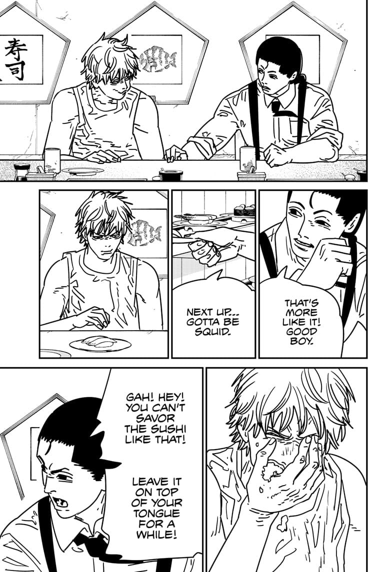 Chainsaw Man Chapter 170 How to Eat Sushi