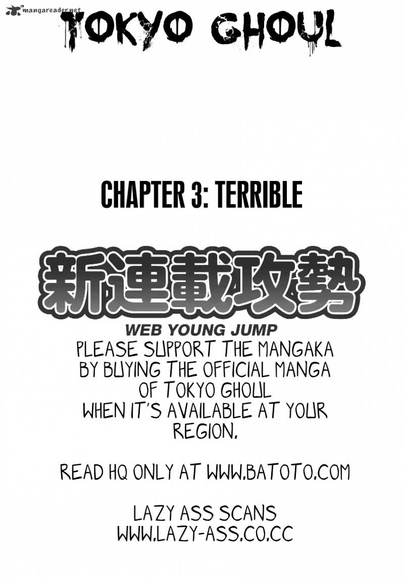 Tokyo Ghoul Chapter 3 image 01
