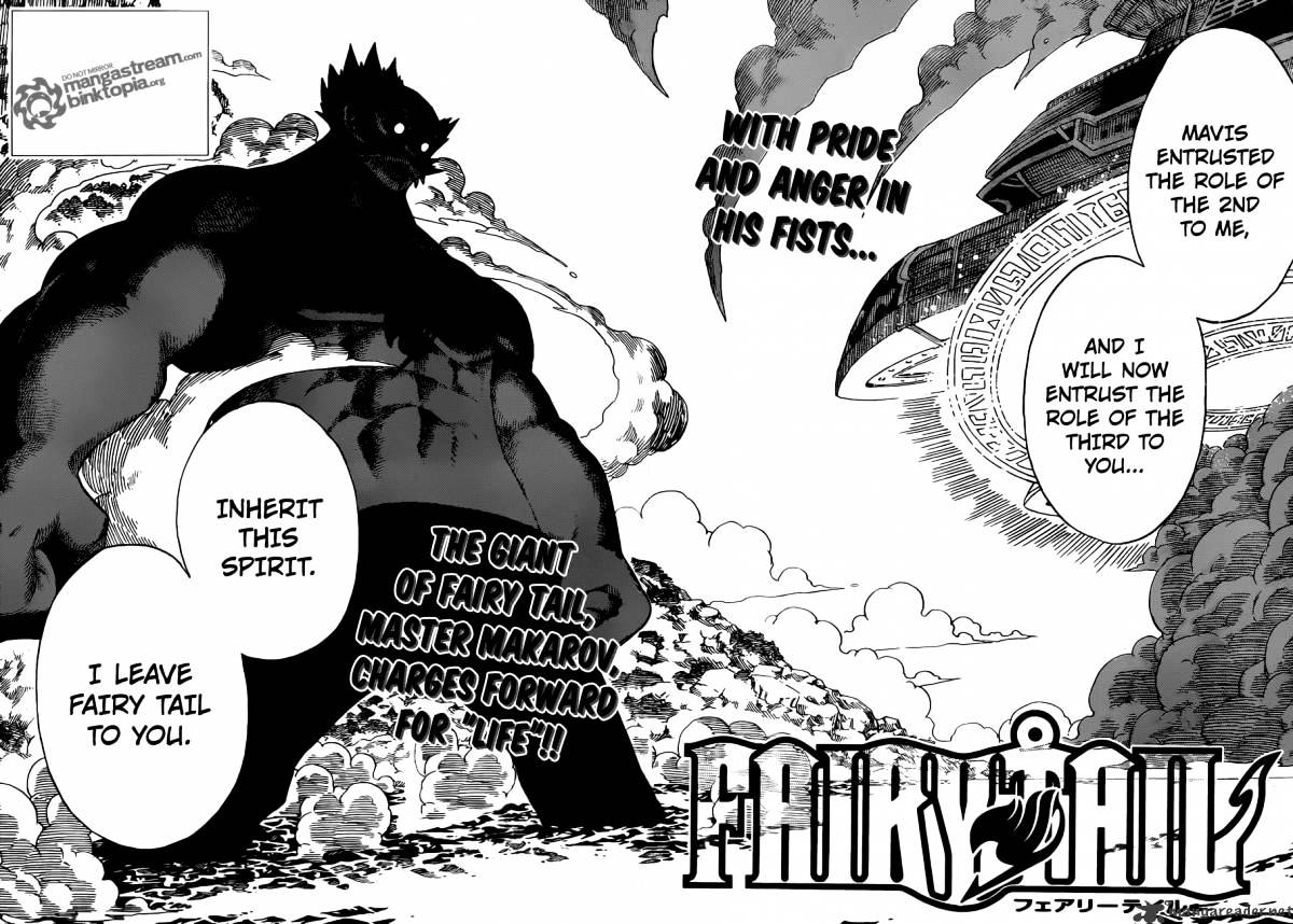 Fairy Tail, Chapter 215 - Makarov vs. Hades image 02