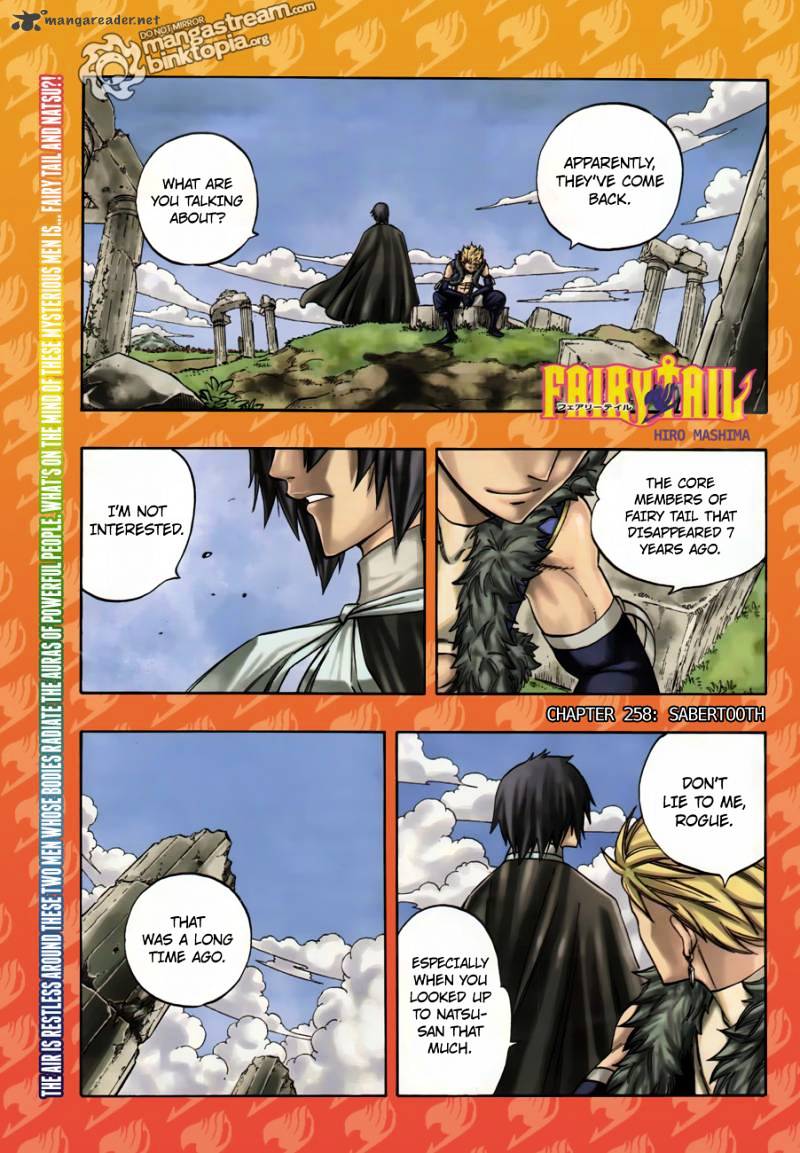 Fairy Tail, Chapter 258 - Sabertooth image 01