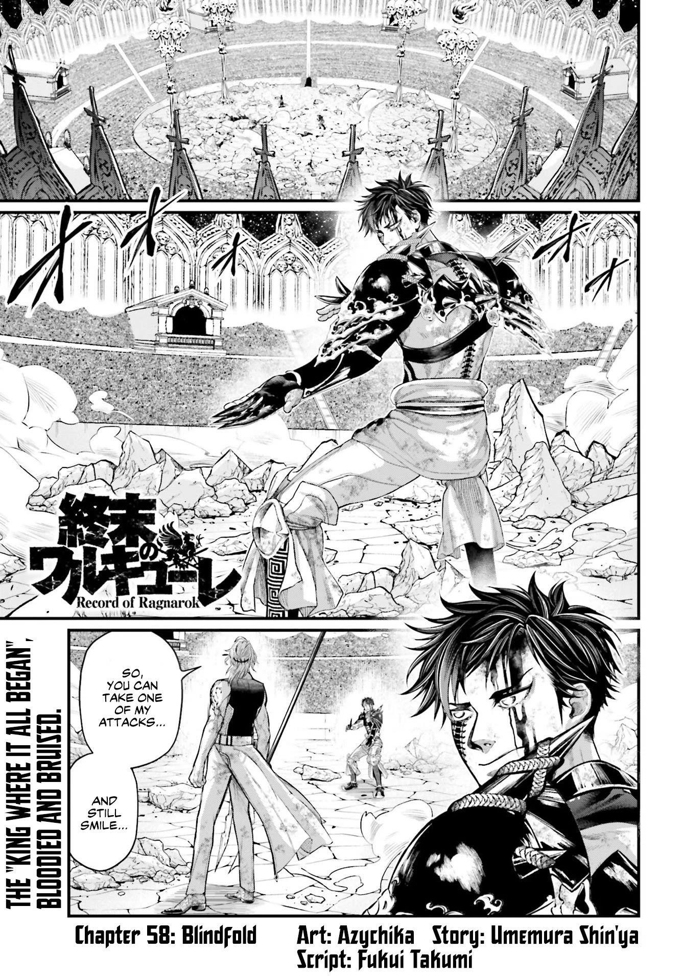 Record of Ragnarok, Chapter 58 image 01