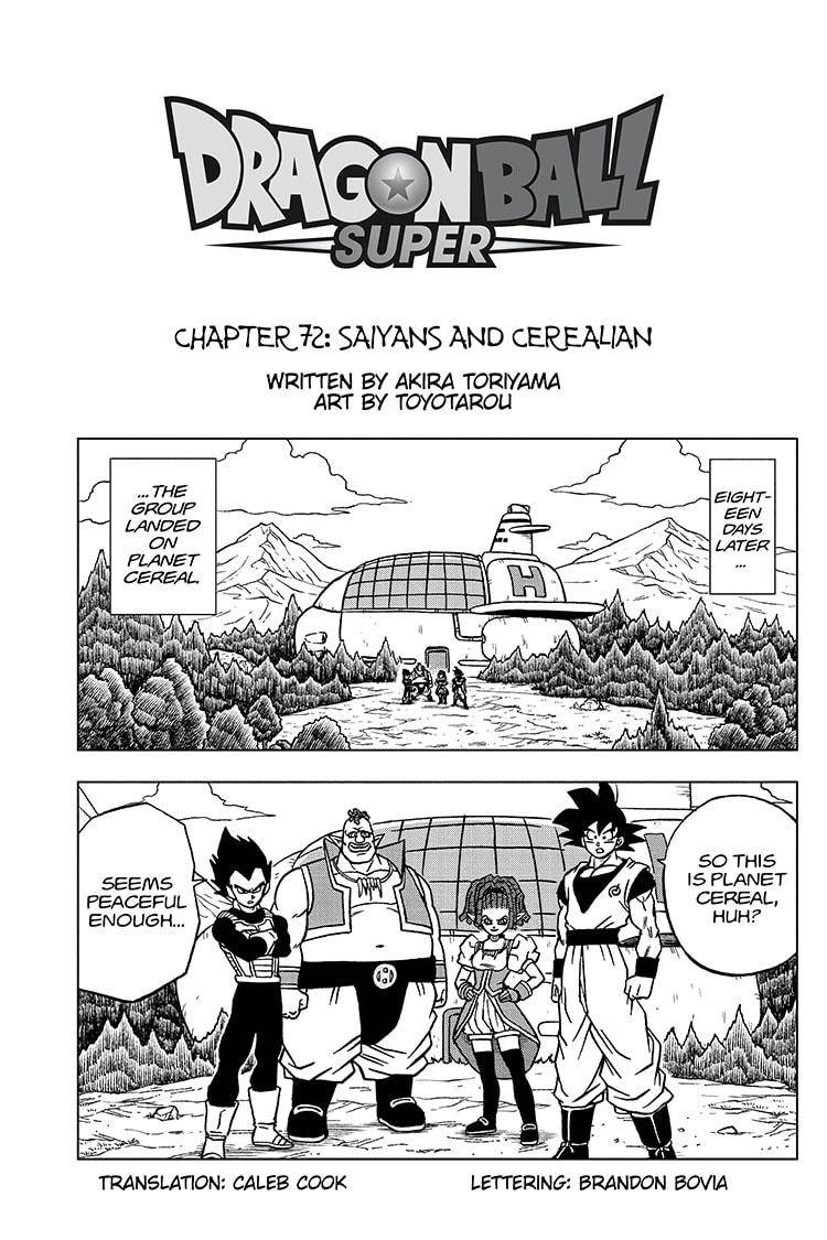 Dragon Ball Super, Chapter 72 image 01