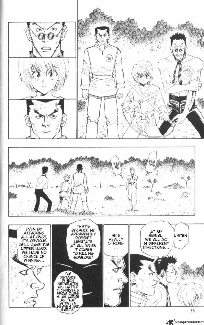 Hunter x Hunter, Chapter 9 - Battle In The Mist image 11