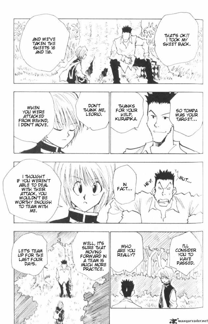 Hunter x Hunter, Chapter 26 - Final Night