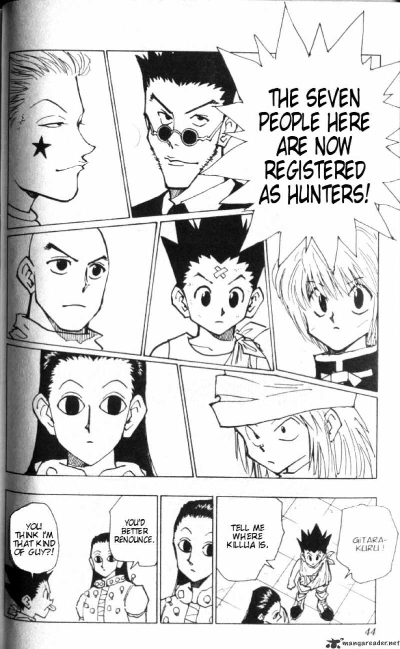 Hunter x Hunter, Chapter 37 - Shadow And Light 3 image 19