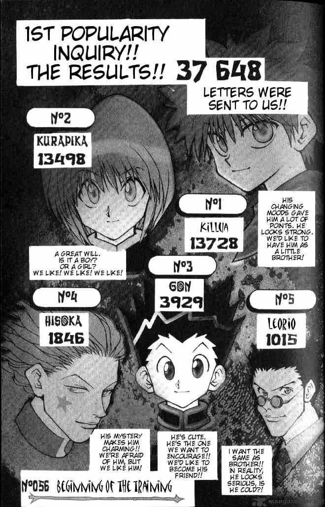 Hunter x Hunter, Chapter 56 - Beginning of The Training image 19