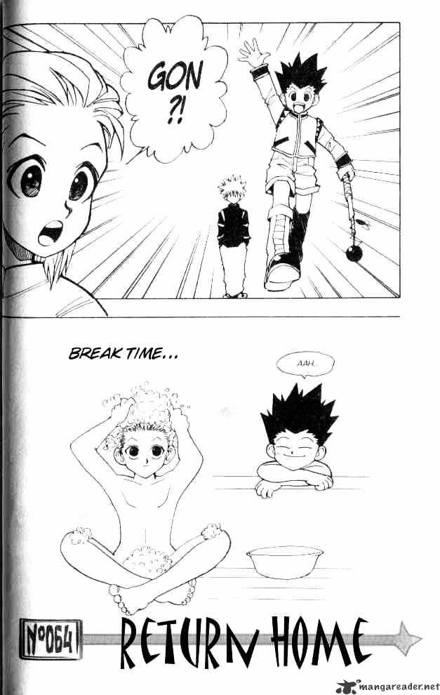 Hunter x Hunter, Chapter 64 - Return Home image 02