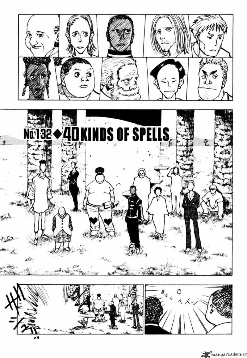 Hunter x Hunter, Chapter 132 - 40 Kinds Of Spells image 01