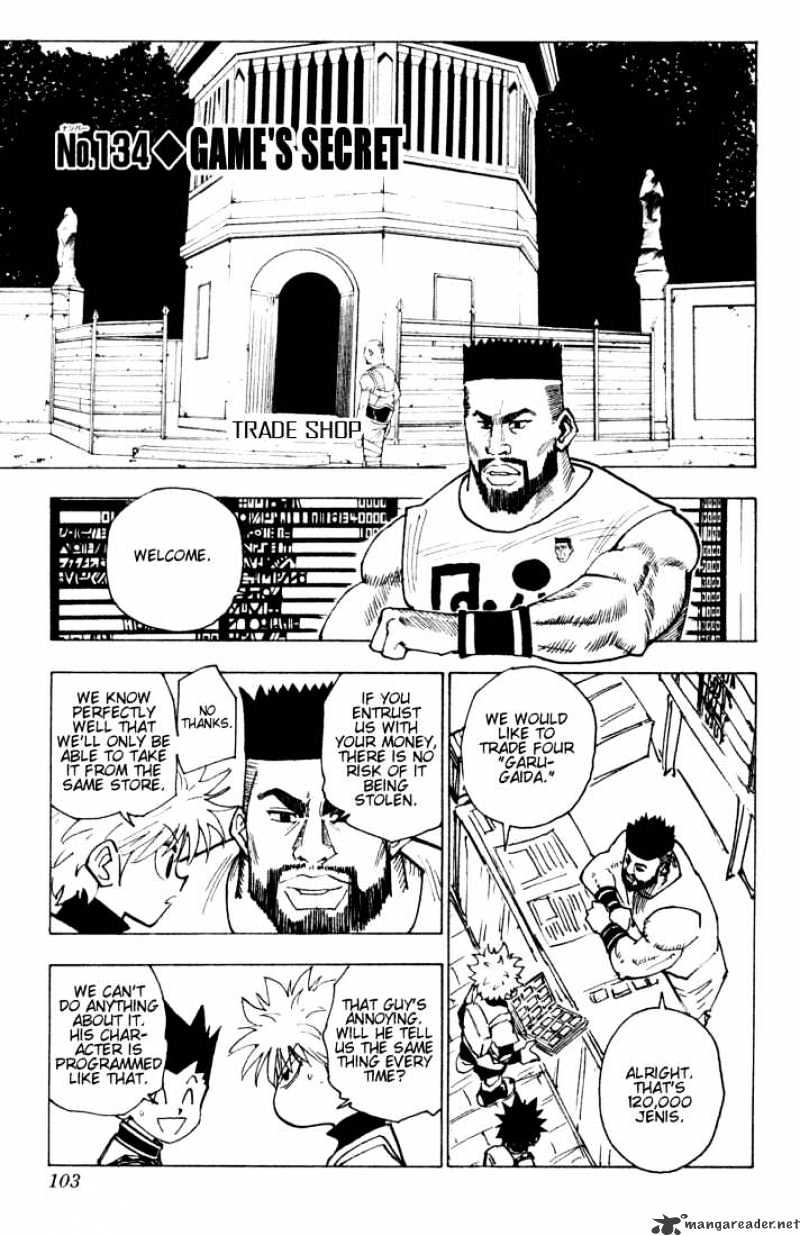 Hunter x Hunter, Chapter 134 - Game