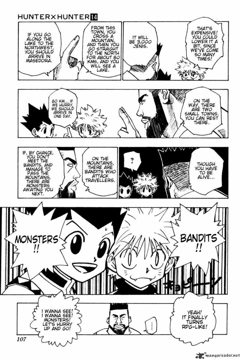 Hunter x Hunter, Chapter 134 - Game