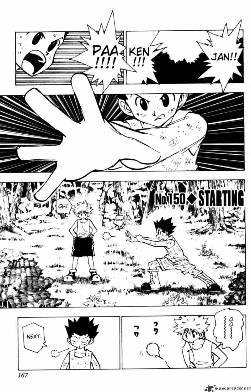 Hunter x Hunter, Chapter 150 - Starting image 01