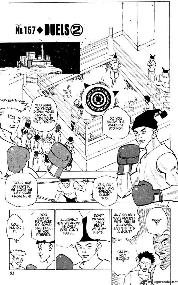 Hunter x Hunter, Chapter 157 - Duels 2 image 01