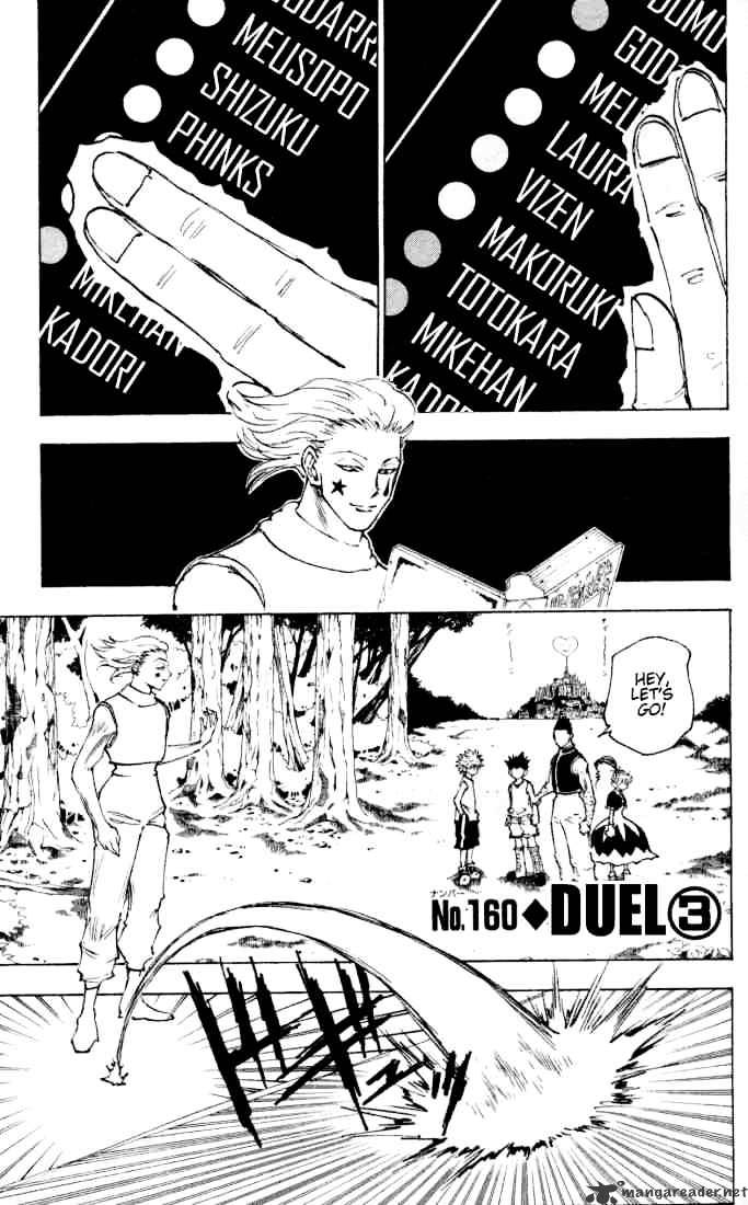 Hunter x Hunter, Chapter 160 - Duels 3 image 01