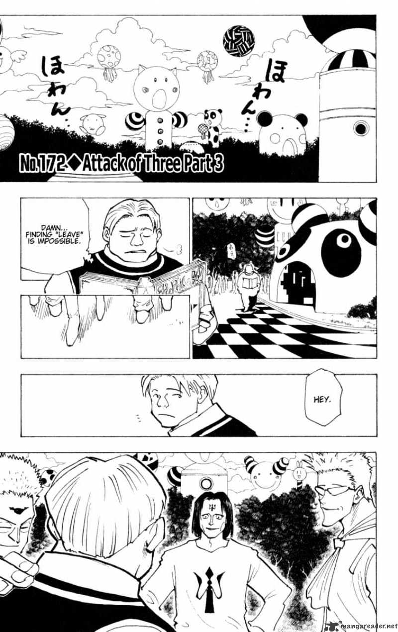 Hunter x Hunter, Chapter 172 - Attack Of Three 3 image 01