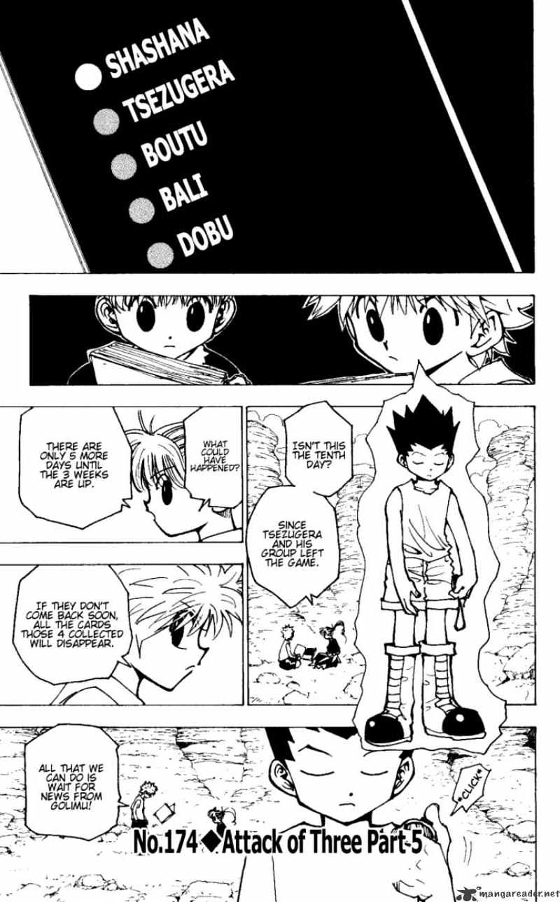 Hunter x Hunter, Chapter 174 - Attack Of Three 5 image 01