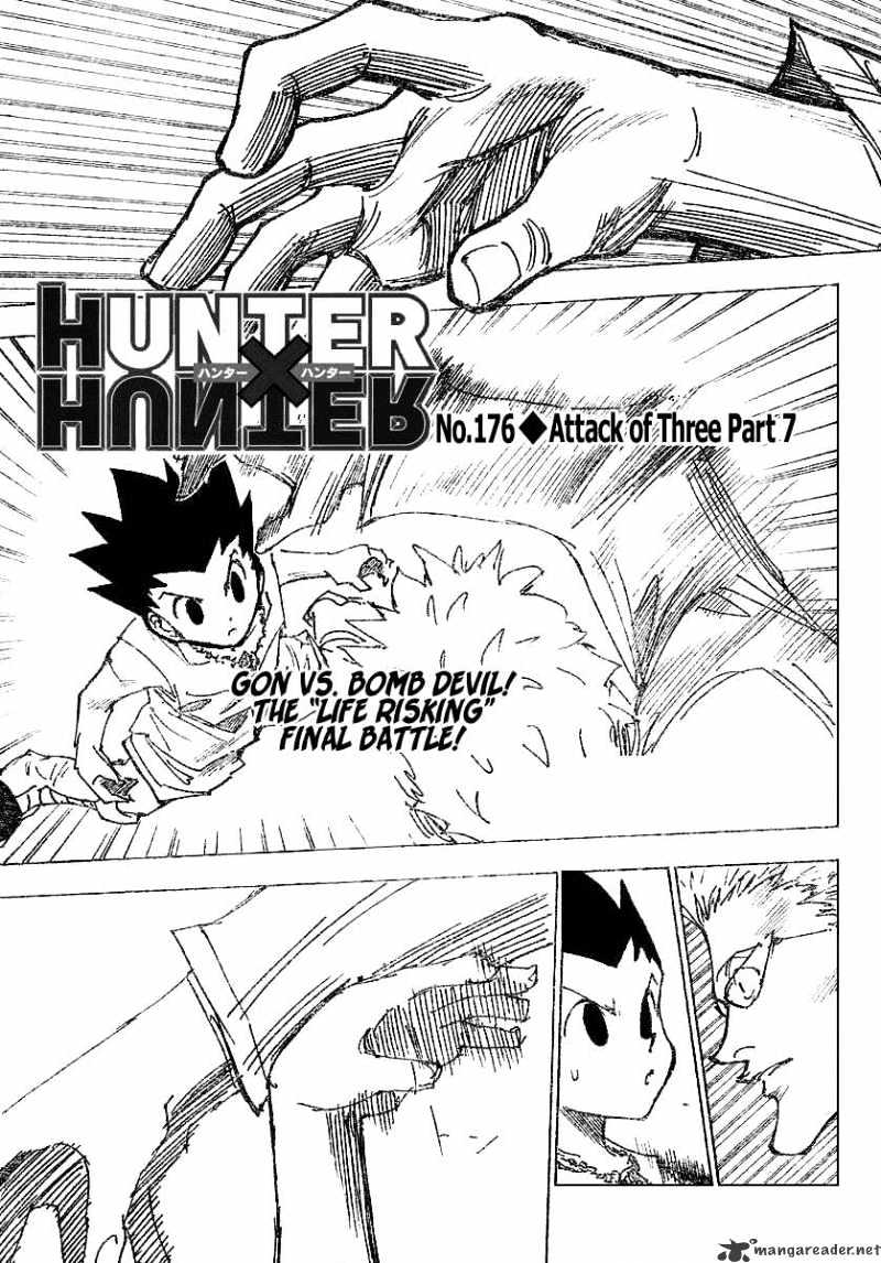 Hunter x Hunter, Chapter 176 - Attack Of Three 7 image 01