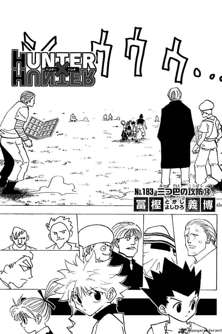 Hunter x Hunter, Chapter 183 - Attack Of Three 14 image 01