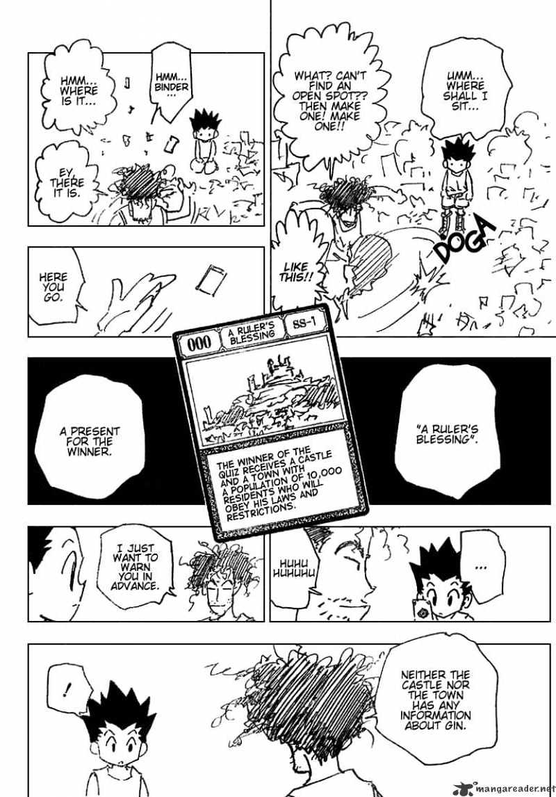 Hunter x Hunter, Chapter 184 - Selection Of The 3 Cards image 02