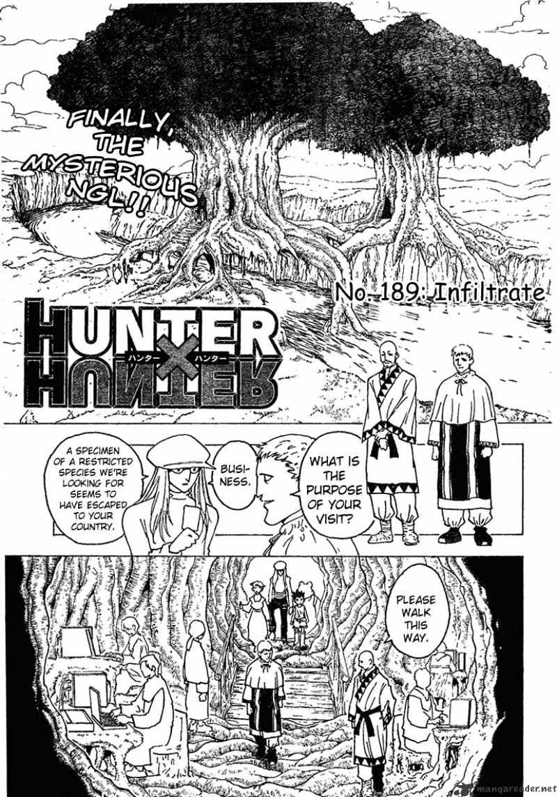 Hunter x Hunter, Chapter 189 - Infiltrate image 01