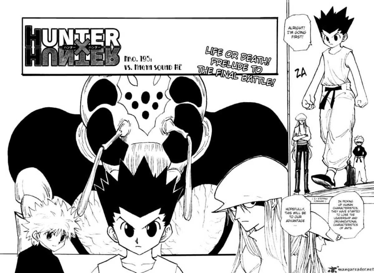 Hunter x Hunter, Chapter 195 - The Hagya Squad 2 image 02