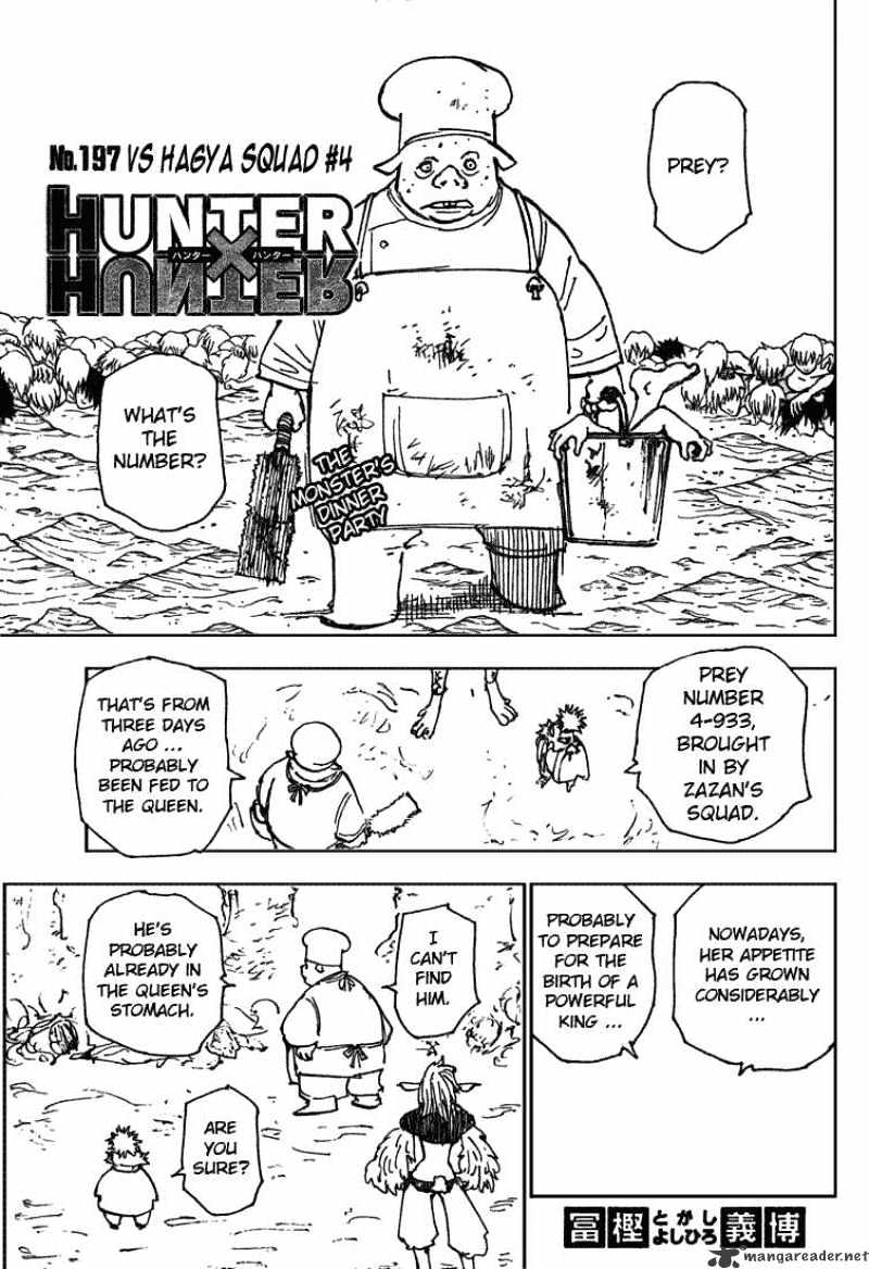 Hunter x Hunter, Chapter 197 - The Hagya Squad 4 image 01