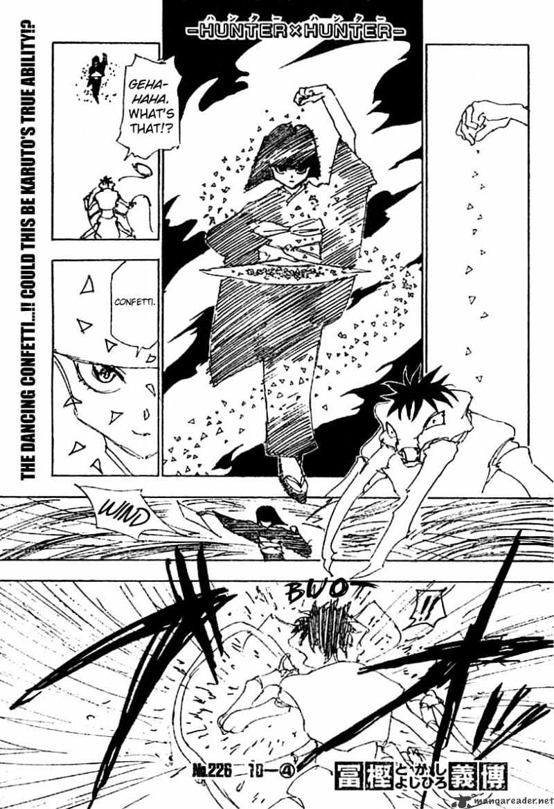 Hunter x Hunter, Chapter 226 - 10 - 4 image 01