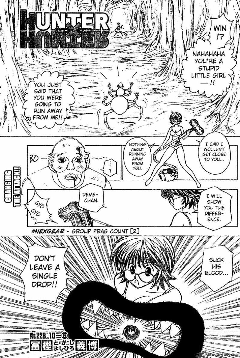 Hunter x Hunter, Chapter 228 - 10 - 6 image 01