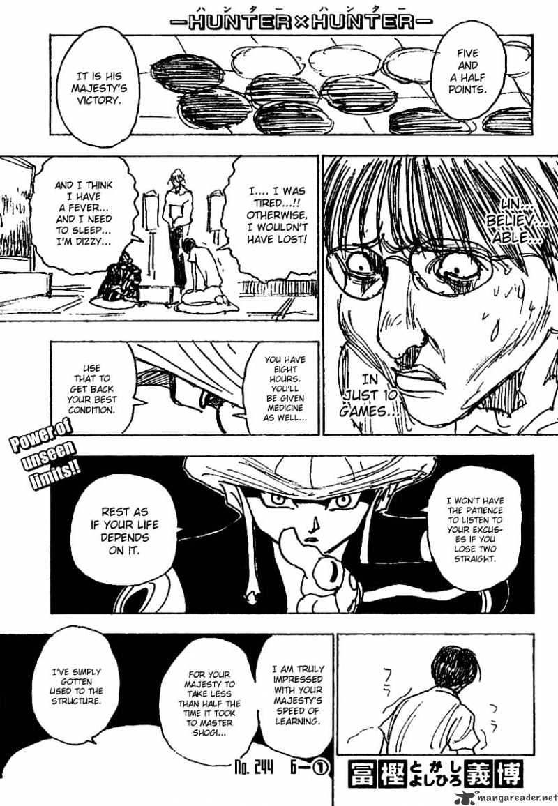 Hunter x Hunter, Chapter 244 - 6 - 1 image 01