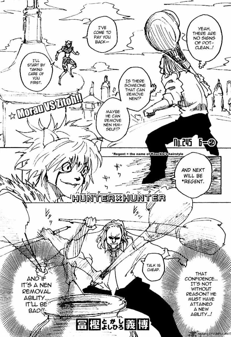 Hunter x Hunter, Chapter 245 - 6 - 2 image 01