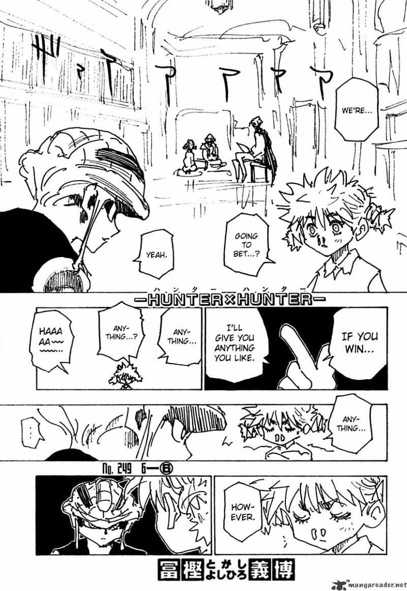 Hunter x Hunter, Chapter 249 - 6 - 6 image 01