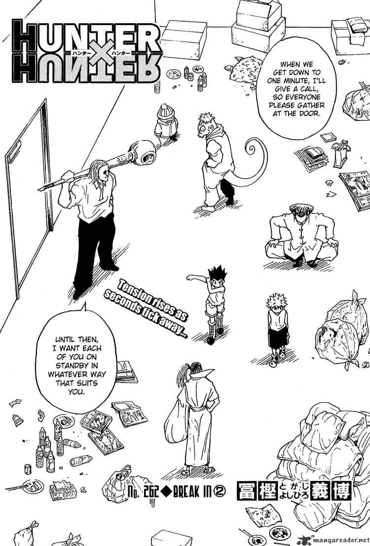 Hunter x Hunter, Chapter 262 - Break In 2 image 02