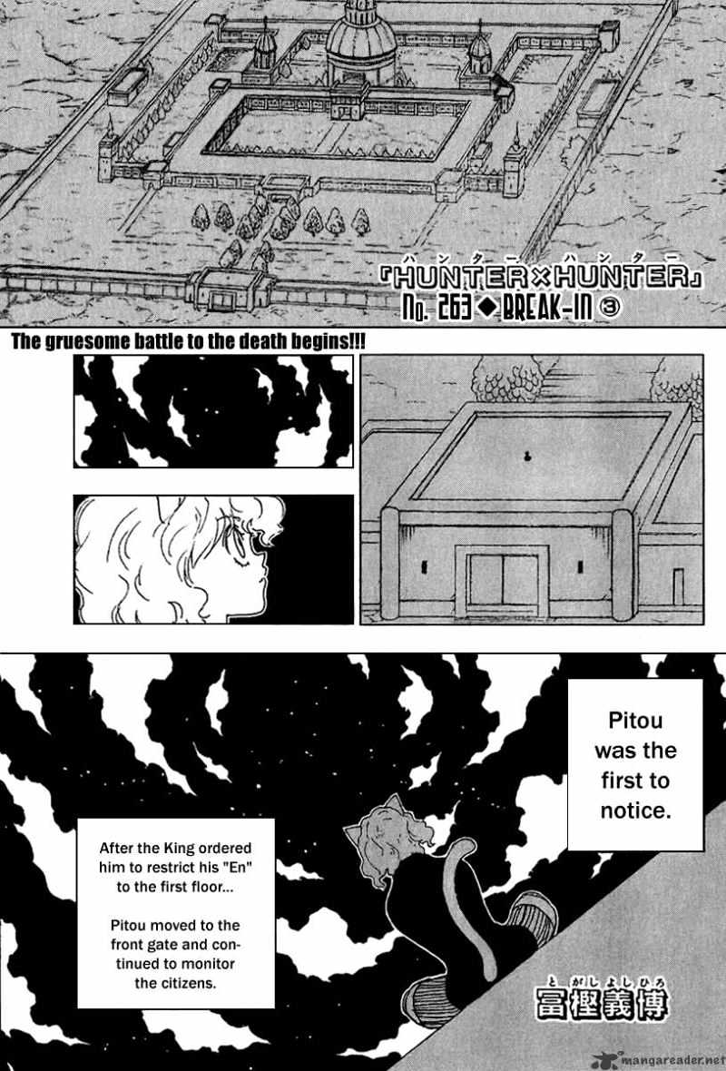 Hunter x Hunter, Chapter 263 - Break In 3 image 01