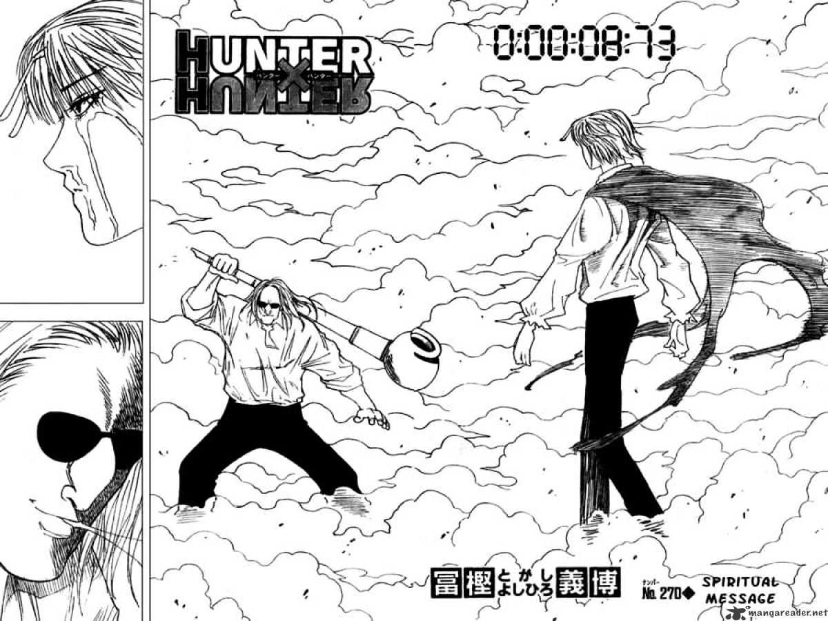 Hunter x Hunter, Chapter 270 - Spiritual Message image 05