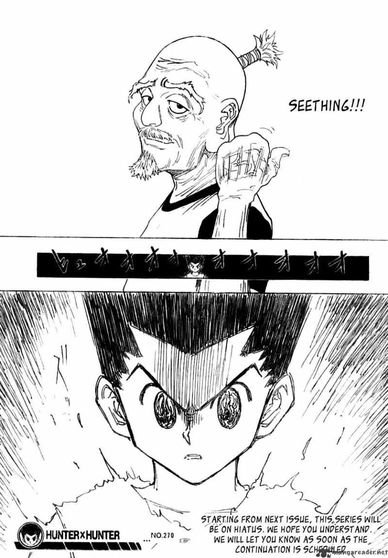 Hunter x Hunter, Chapter 270 - Spiritual Message image 16