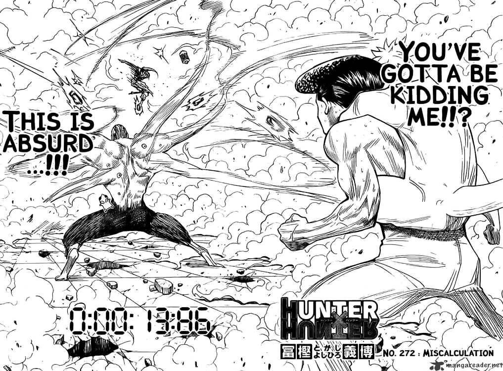 Hunter x Hunter, Chapter 272 - Miscalculation image 02