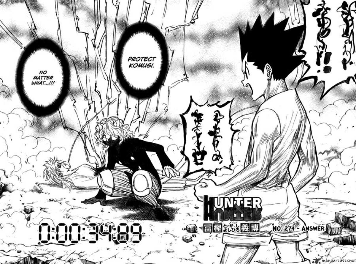 Hunter x Hunter, Chapter 274 - Answer image 02