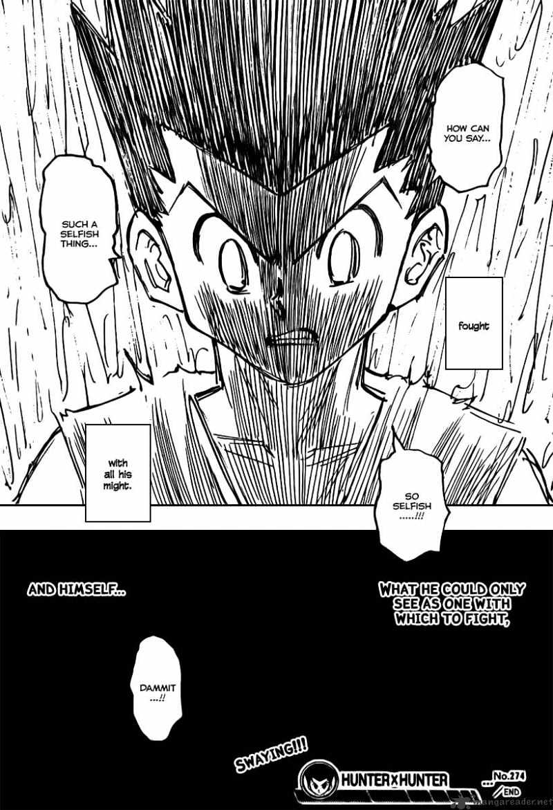 Hunter x Hunter, Chapter 274 - Answer image 18