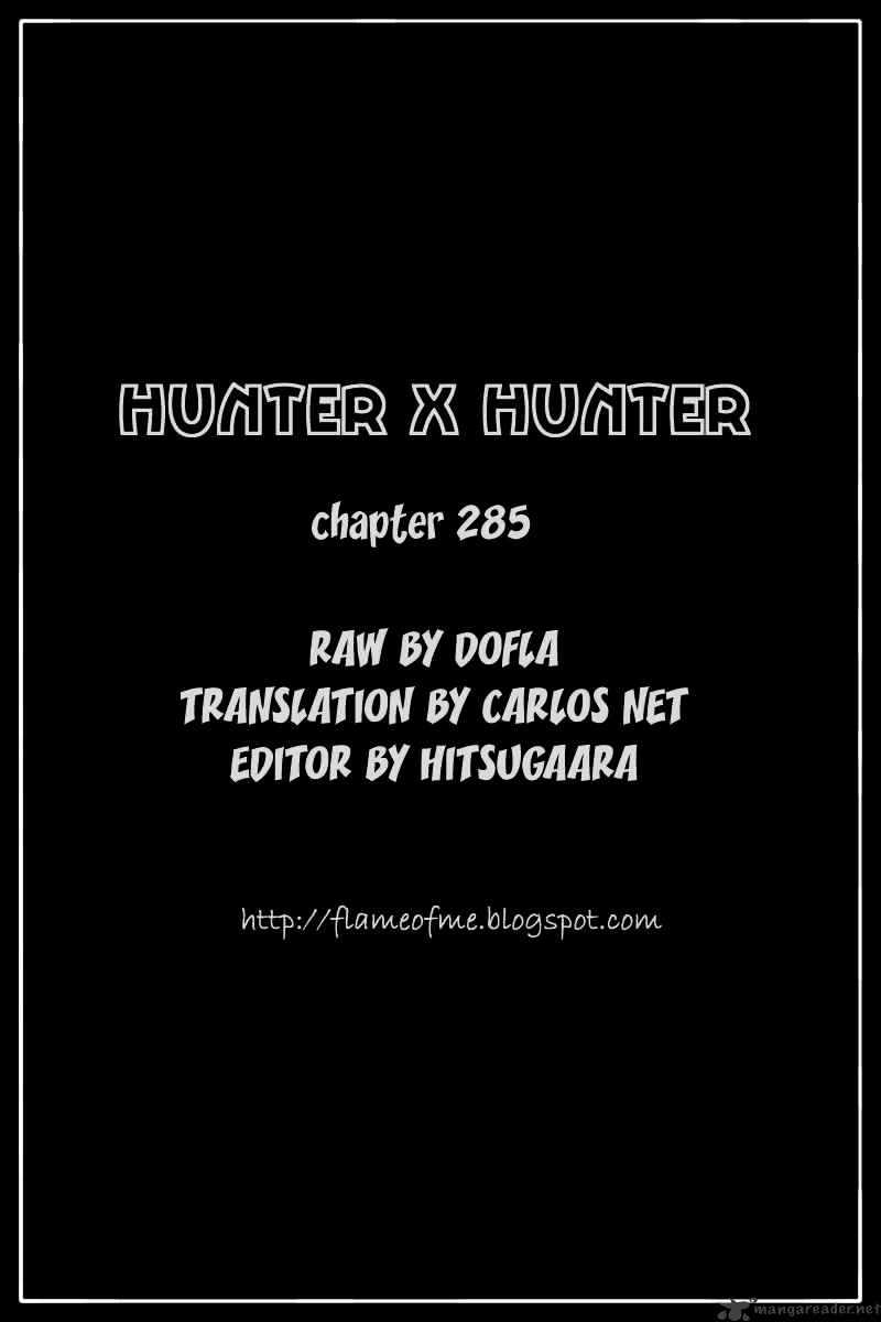 Hunter x Hunter, Chapter 285 - Clones image 16