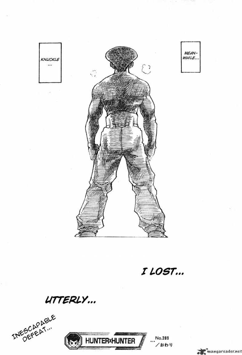 Hunter x Hunter, Chapter 289 - Condition image 19