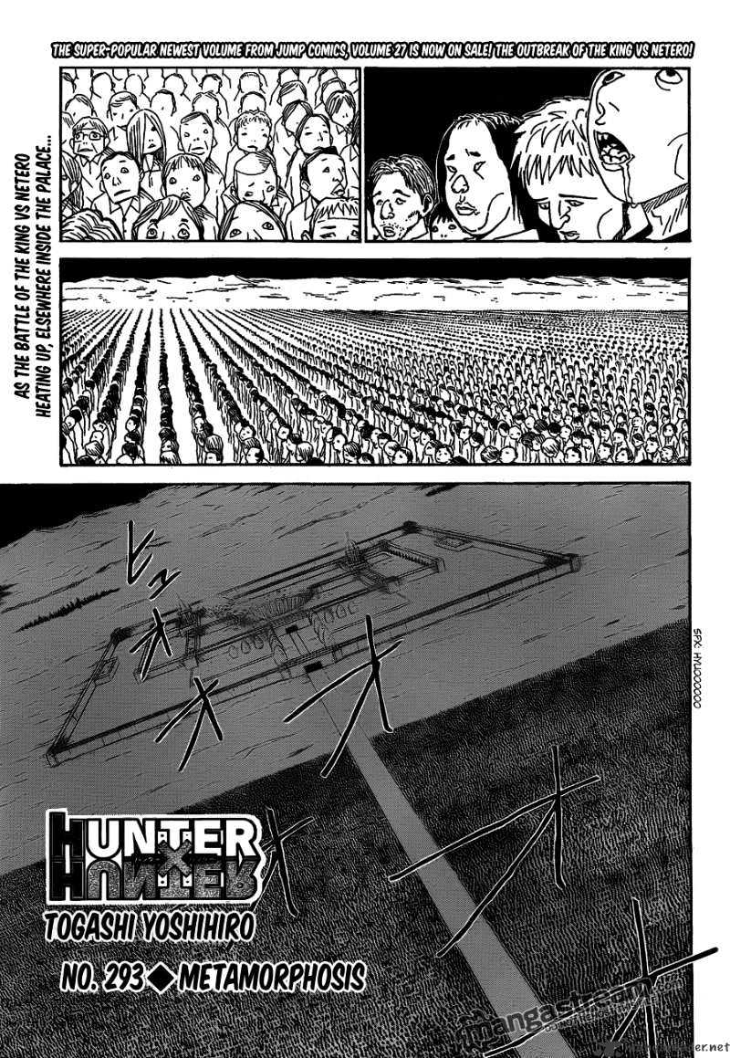 Hunter x Hunter, Chapter 293 - Metamorphosis image 01