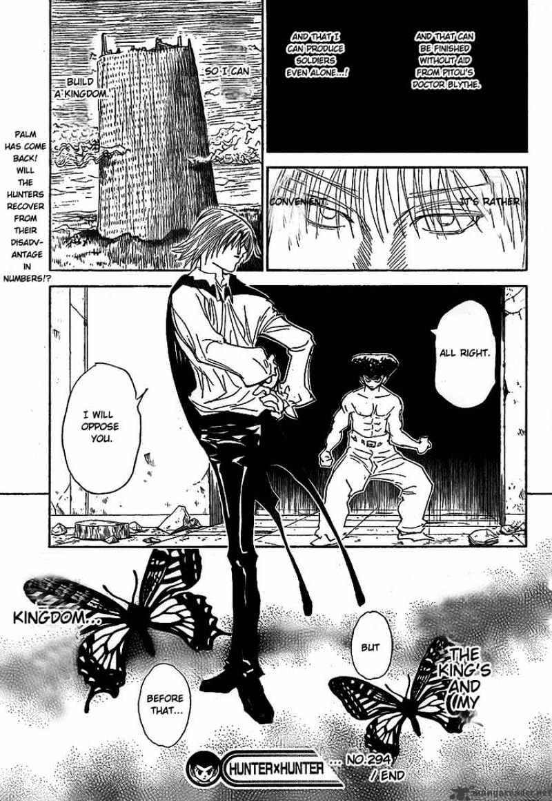 Hunter x Hunter, Chapter 294 - Break Down image 19