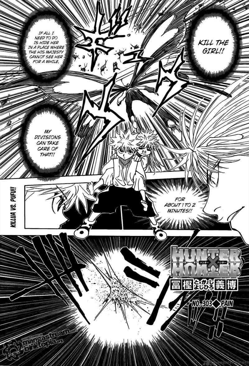 Hunter x Hunter, Chapter 303 - Pain image 01