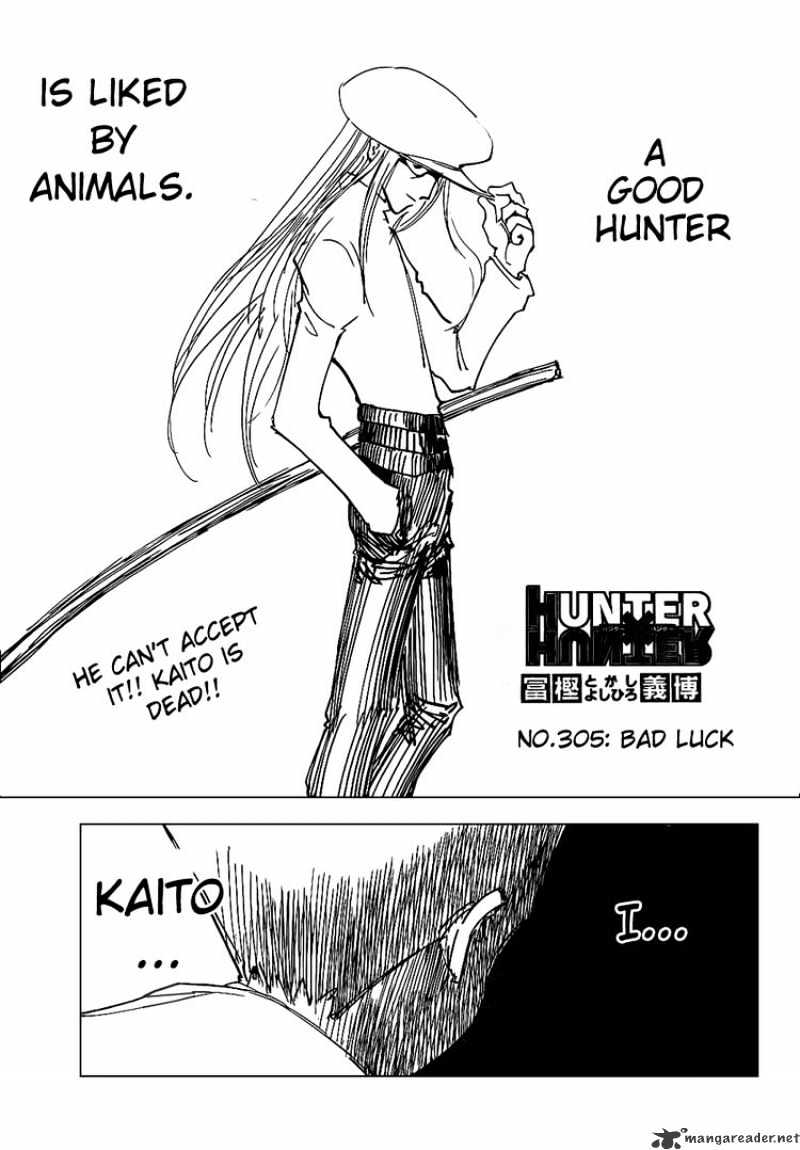 Hunter x Hunter, Chapter 305 - Bad Luck image 01