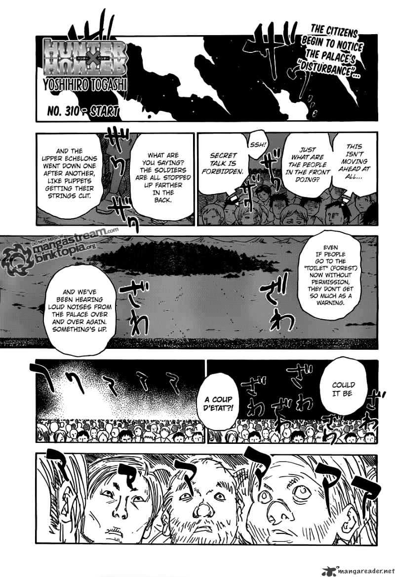 Hunter x Hunter, Chapter 310 - Start image 01