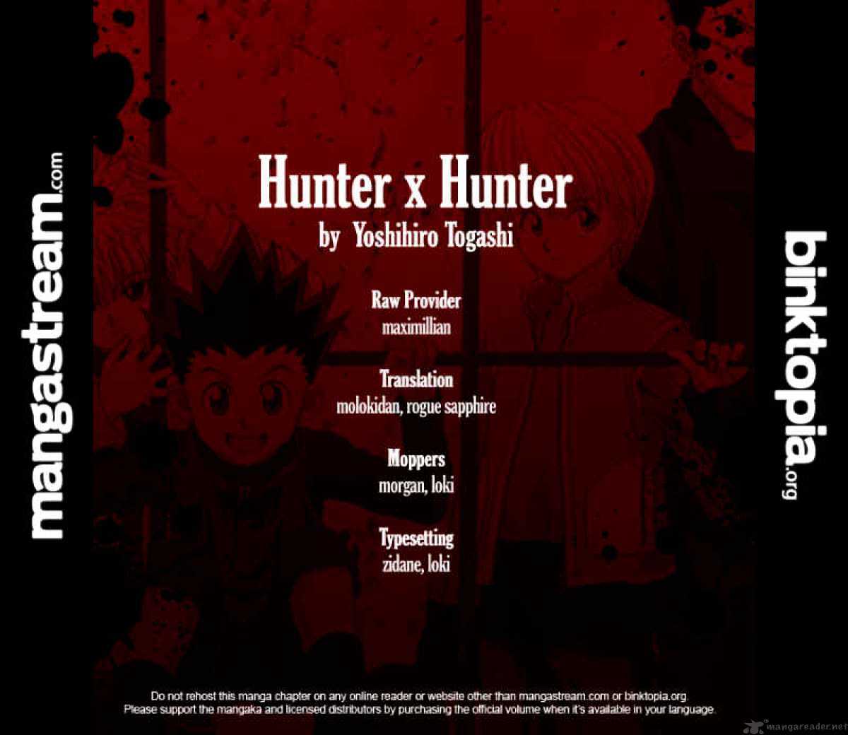 Hunter x Hunter, Chapter 310 - Start image 20