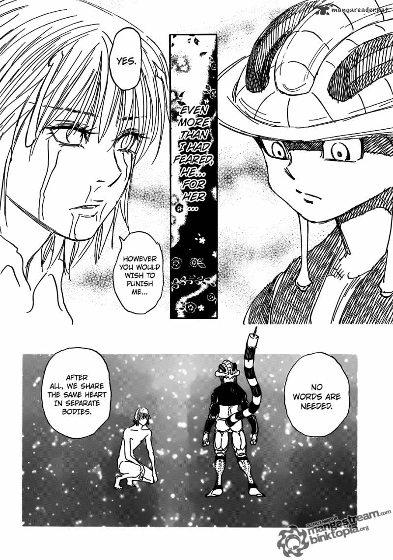 Hunter x Hunter, Chapter 313 - A Single Word image 09